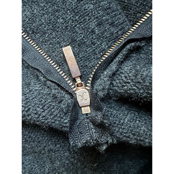 Cedric Charlier Ikram for AEFFE Spa 100% Virgin Wool Colorblock Sweater - Picture 4 of 7